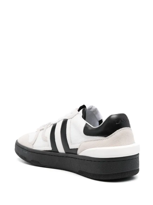 Lanvin Clay mesh-detail Leather Sneakers White FARFETCH PH