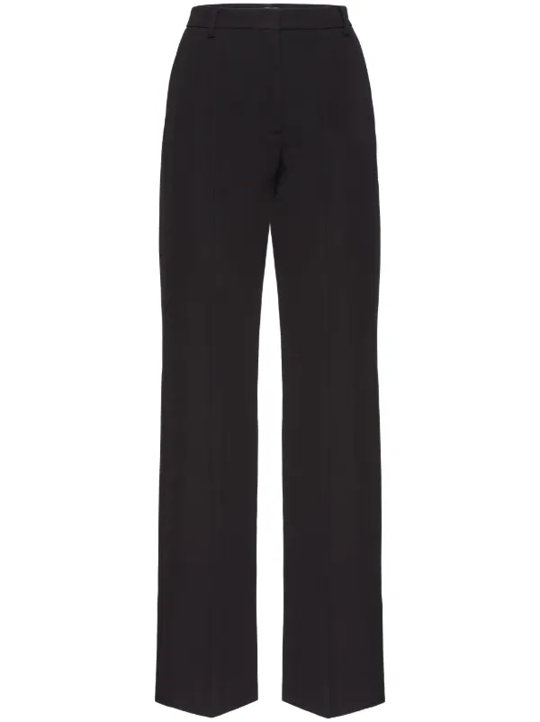 Valentino Garavani Virgin Wool Tailored Trousers | Black