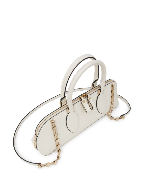 Shop Off-White Casual Style 2WAY Plain Party Style Logo Handbags