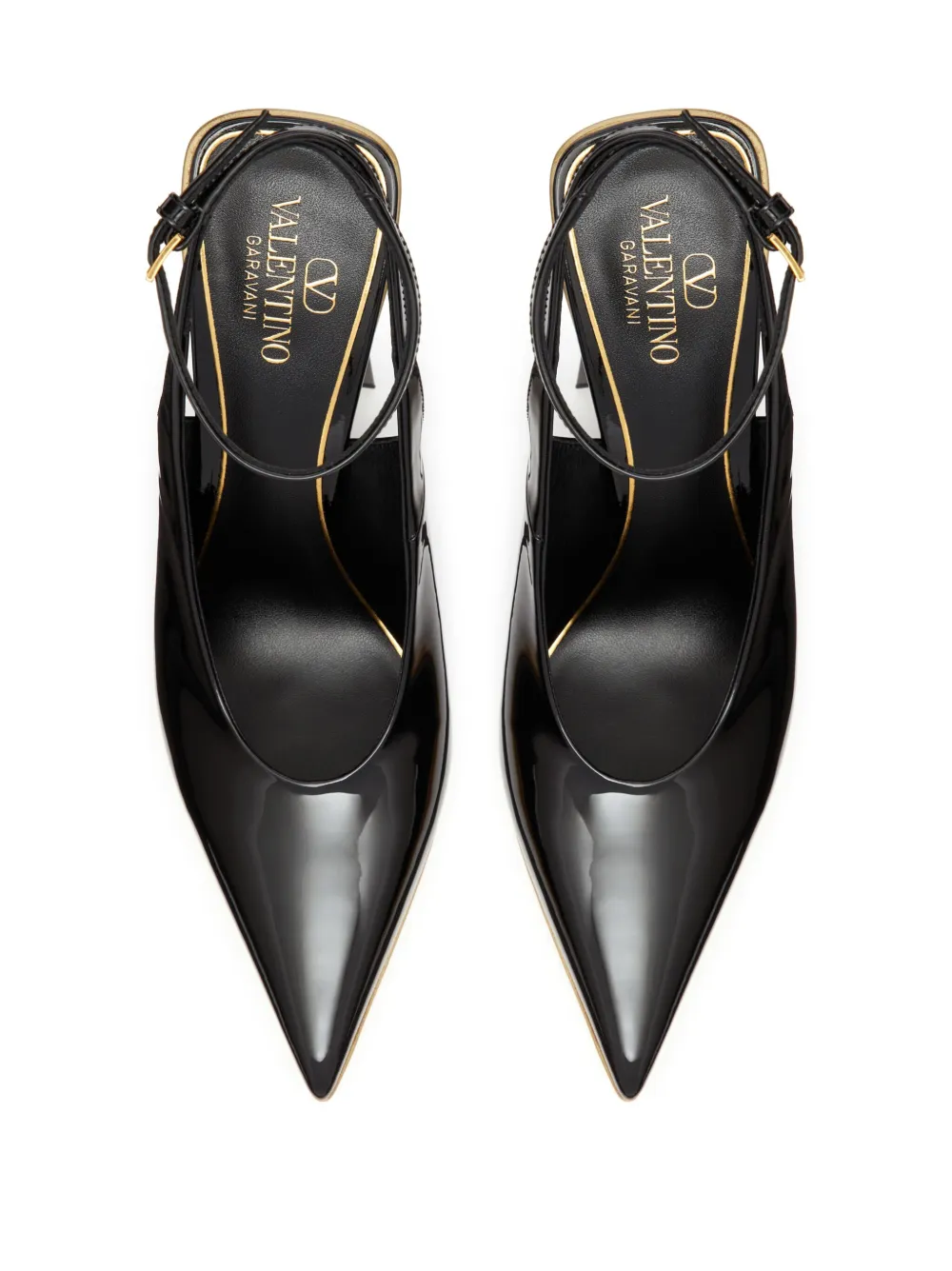 Valentino Garavani 105 mm One Stud Hyper pumps Zwart