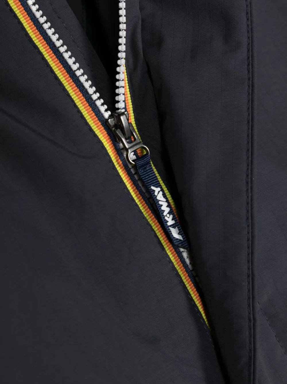K-Way Jack met capuchon Blauw