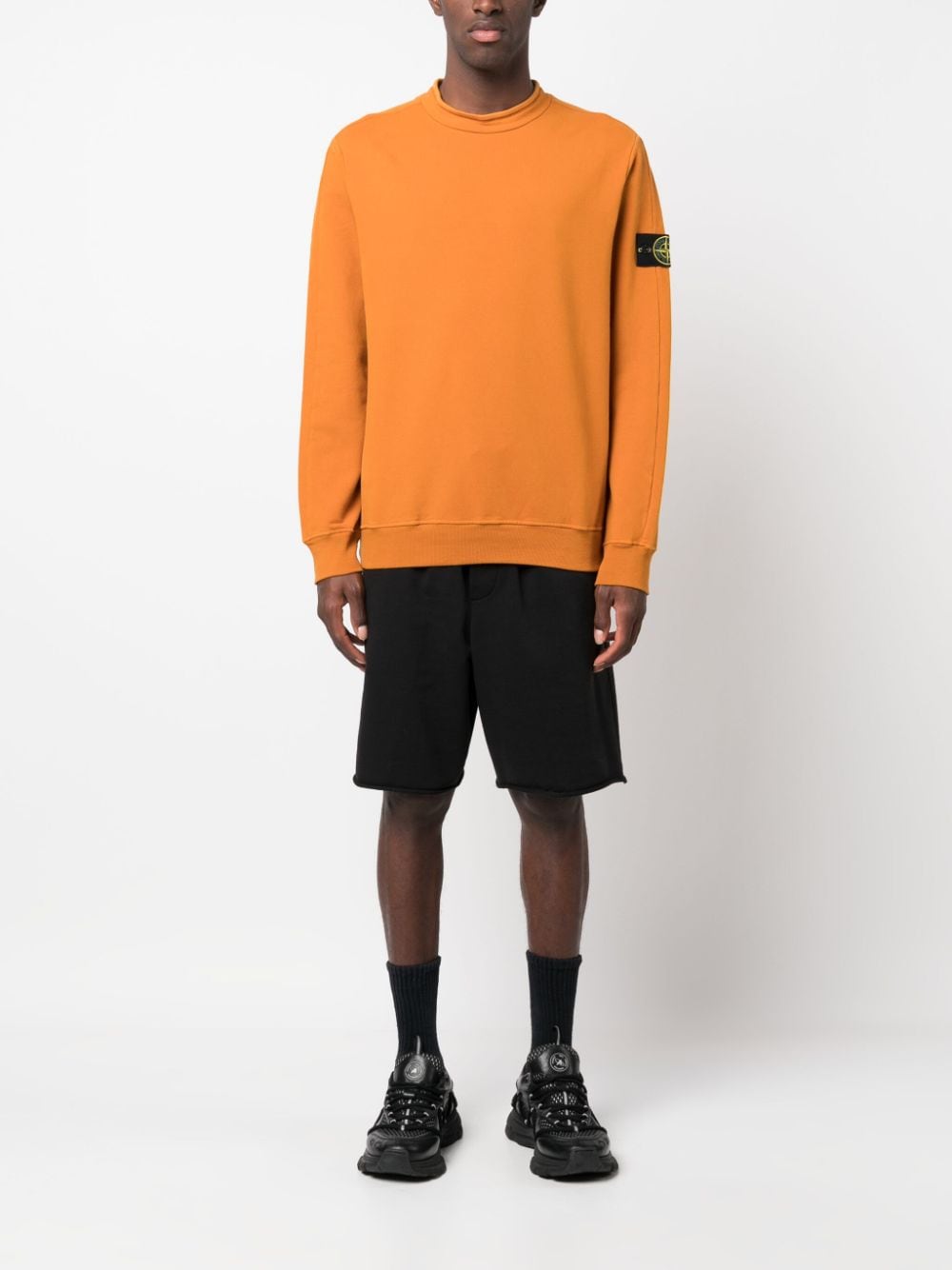 Stone Island Sweater met ronde hals - Oranje