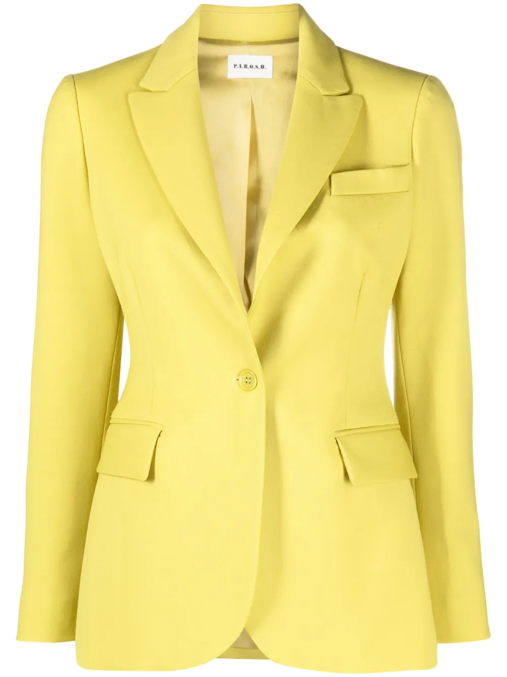 P.A.R.O.S.H. single-breasted notched-lapels blazer | Green | Image 1