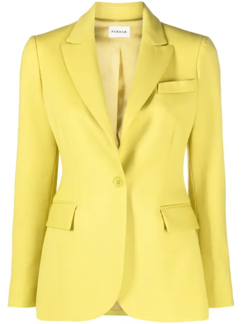 P.A.R.O.S.H. single-breasted notched-lapels blazer