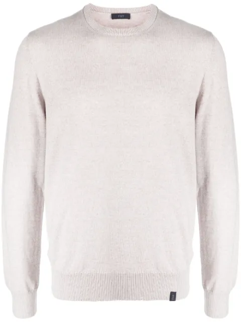 Fay fine-knit crew-neck jumper