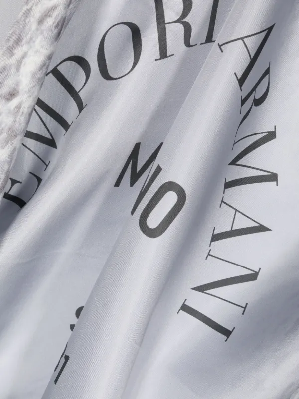 Emporio armani outlet silk scarf