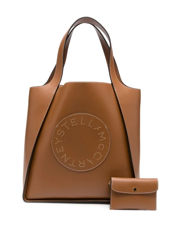 Stella McCartney perforated logo Tote Bag Farfetch