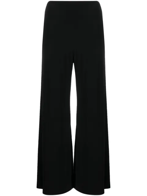 Norma Kamali cropped wide-leg trousers