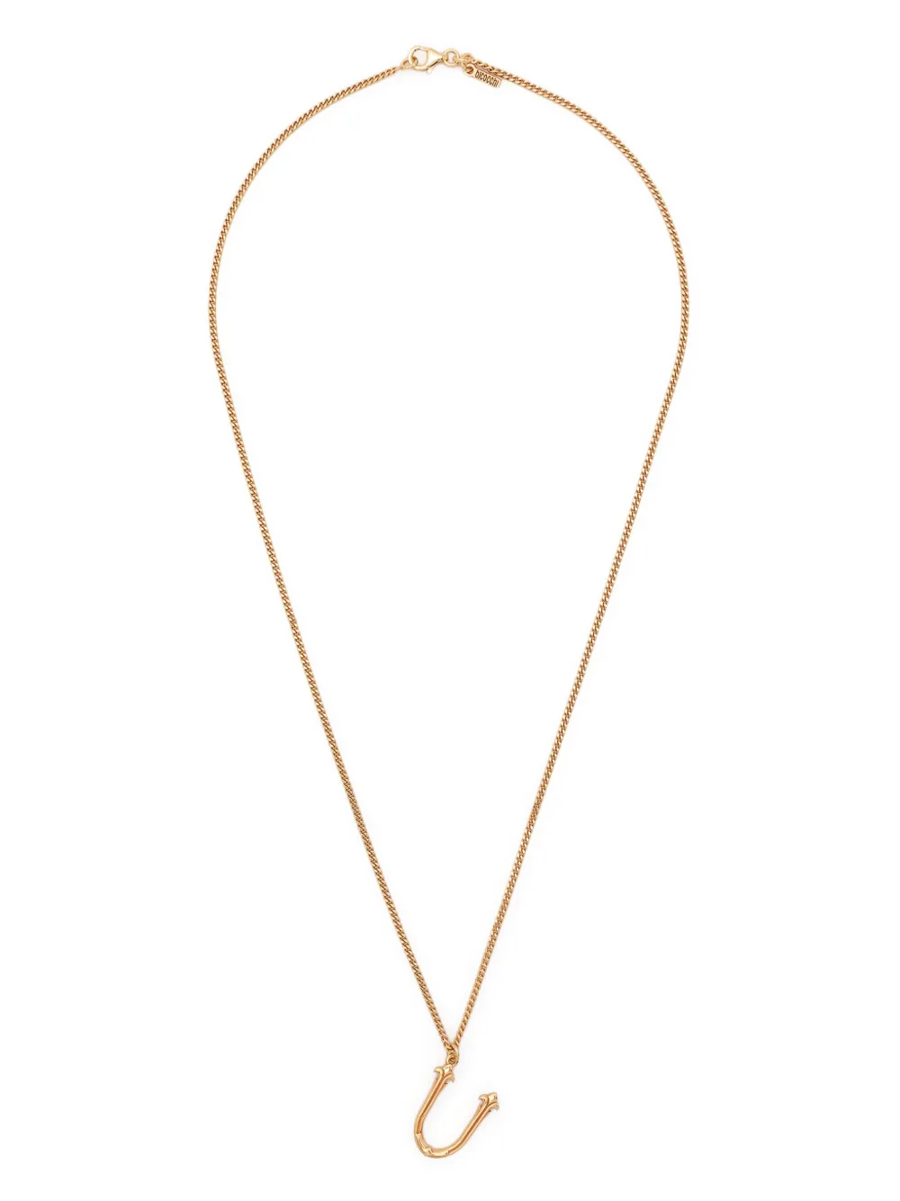 Shop Emanuele Bicocchi Statement-pendant Polished-finish Necklace In Gold