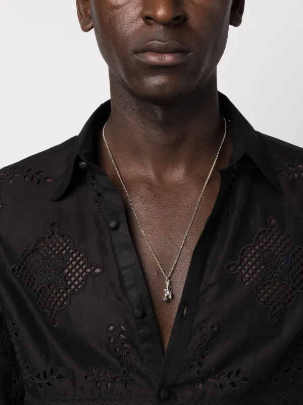 ネックレス・ペンダント emanuele bicocchi SS25 MULTI ROSE NECKLACE (RSN4 SILVER) Emanuele Bicocchi Sterling Silver Rose Necklace | Harrods CA