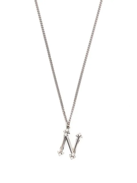 Emanuele Bicocchi collar con dije de letra N