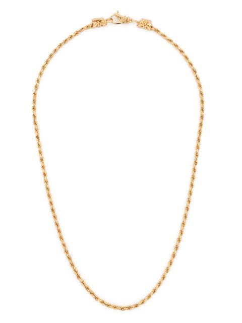 Emanuele Bicocchi small gold rope chain necklace