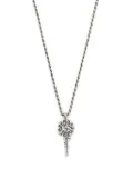 Emanuele Bicocchi arabesque key pendant necklace - Silver