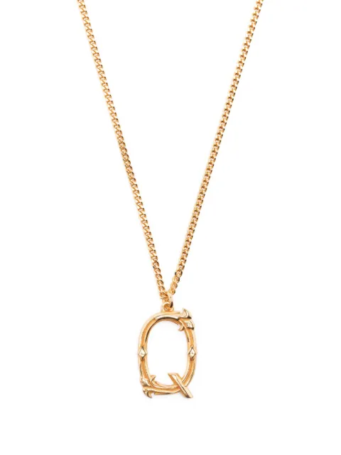 Emanuele Bicocchi Q letter pendant necklace 