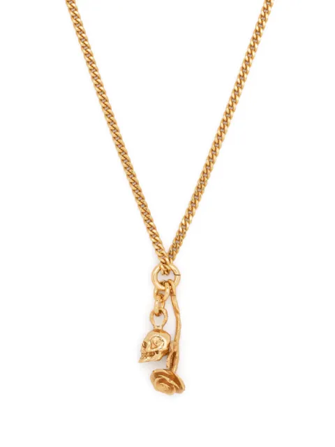 Emanuele Bicocchi wild rose pendant necklace
