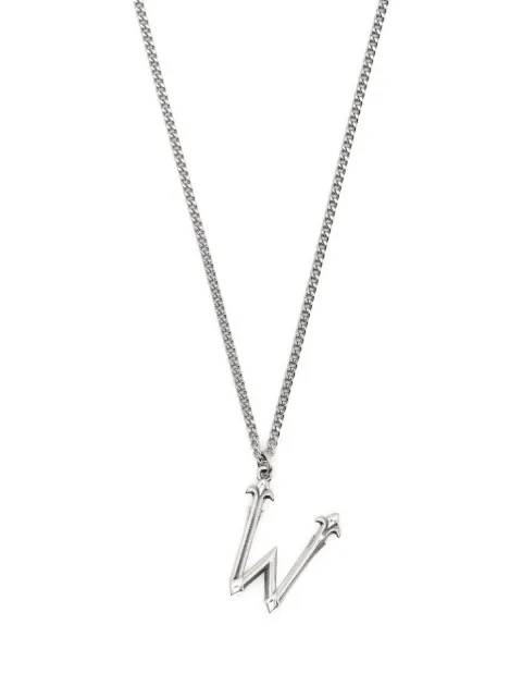 Emanuele Bicocchi Alphabet pendant necklace