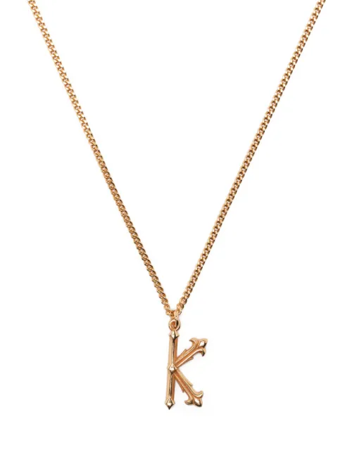 Collier à pendentif lettre K - Emanuele Bicocchi - Modalova