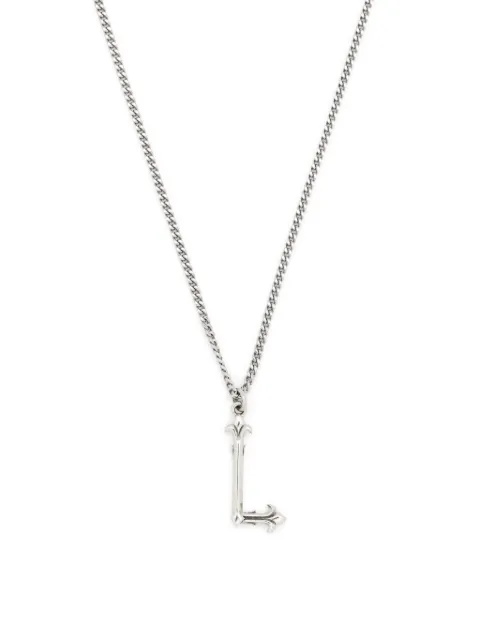 Emanuele Bicocchi Alphabet pendant necklace