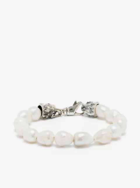 Emanuele Bicocchi pulsera con perlas de agua dulce
