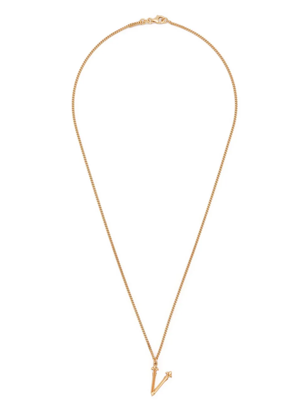 Shop Emanuele Bicocchi Statement-pendant Polished-finish Necklace In Gold