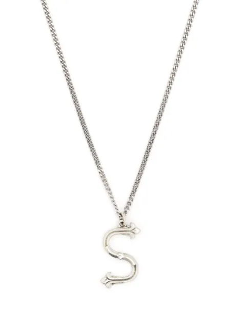 Emanuele Bicocchi collar con dije Alphabet