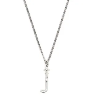 Rick Owens ロゴ チェーンネックレス | シルバートーン | FARFETCH JP