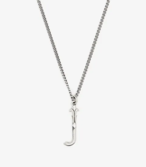 Emanuele Bicocchi Alphabet pendant necklace