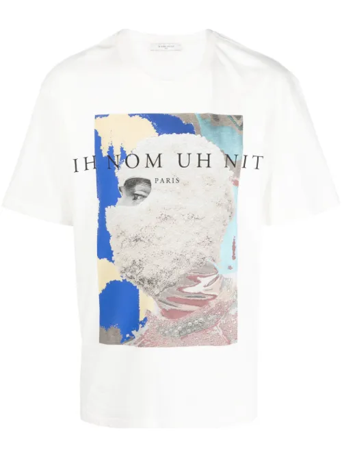 T-shirt en coton à logo imprimé - Ih Nom Uh Nit - Modalova