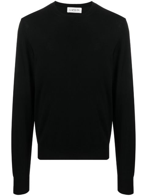 Lanvin crew-neck merino jumper Men