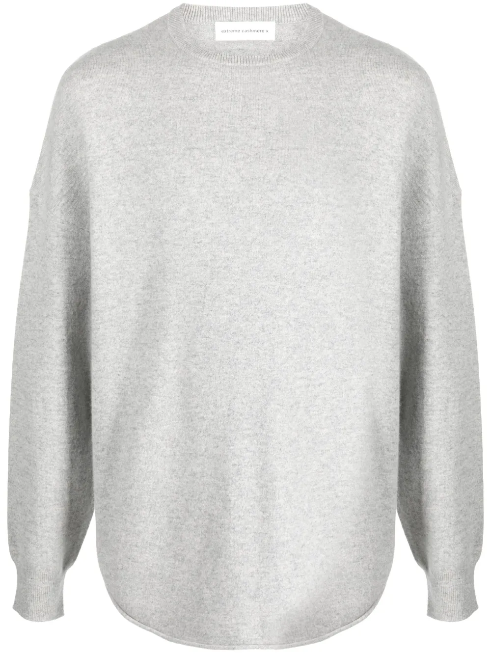 extreme cashmere Crew Hop cashmere jumper | Grey | Image 1