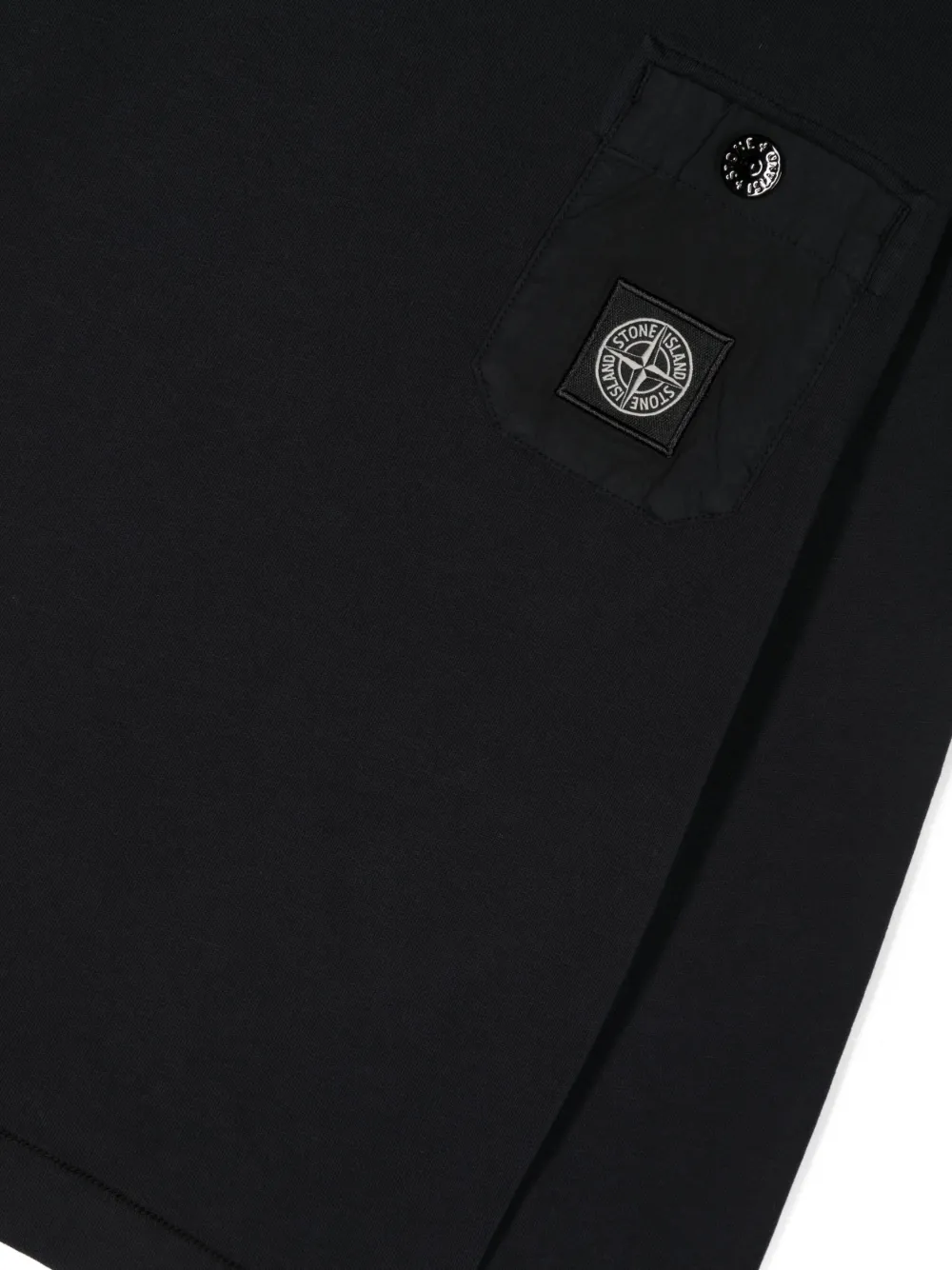 Stone Island Junior T-Shirt mit Logo-Patch | Tops | Image 3