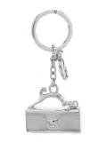 Lanvin Pencil Cat charm keyring - Silver