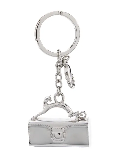 Lanvin Pencil Cat charm keyring