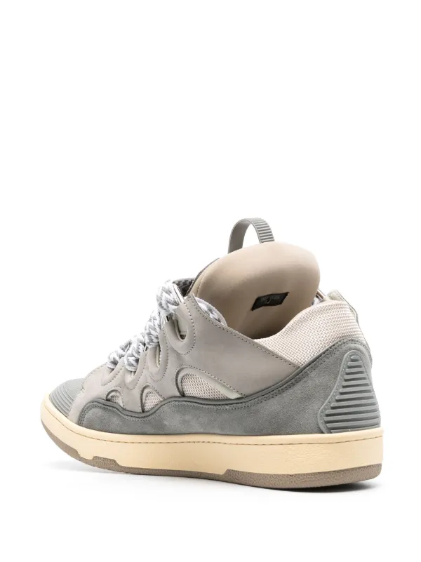 Curb leather sneakers