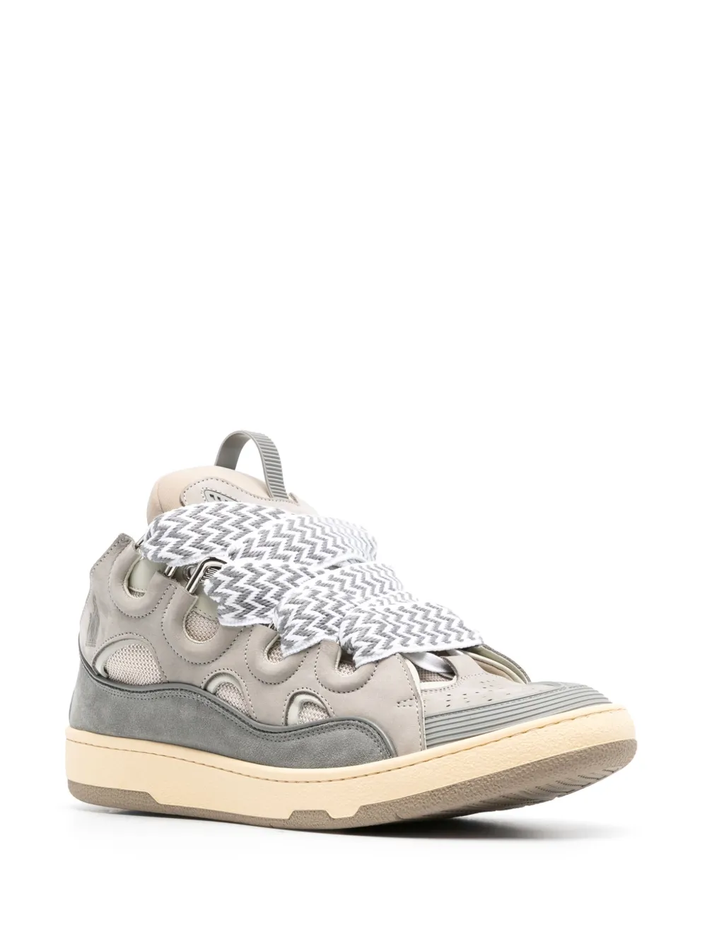 panelled sneakers