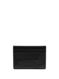 Lanvin logo-patch leather cardholder - Black