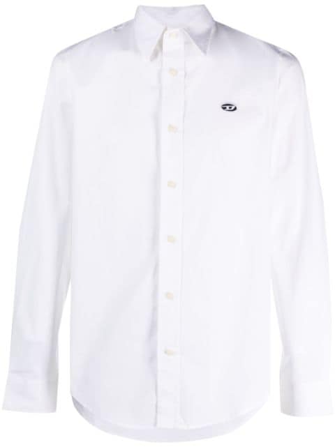 Diesel camisa S-Benny-A con aplique del logo