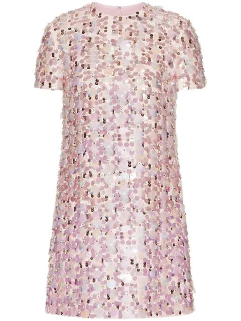 Valentino Garavani Crepe Couture sequin-embellished minidress