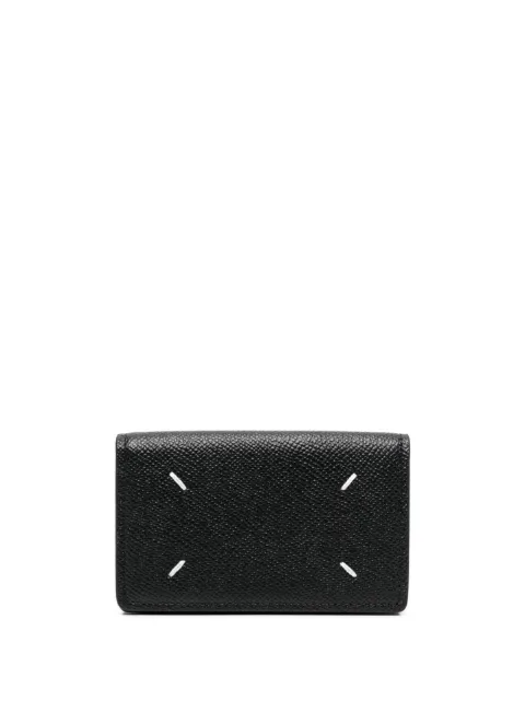 Maison Margiela four-stitch leather card holder