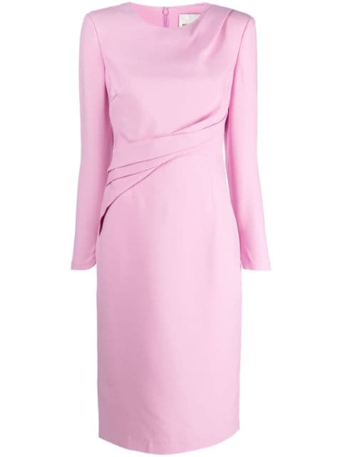 Roland Mouret draped midi dress