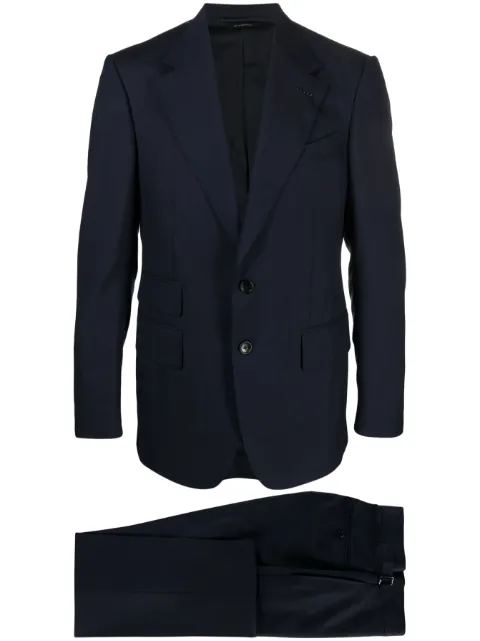 TOM FORD costume en laine à simple boutonnage