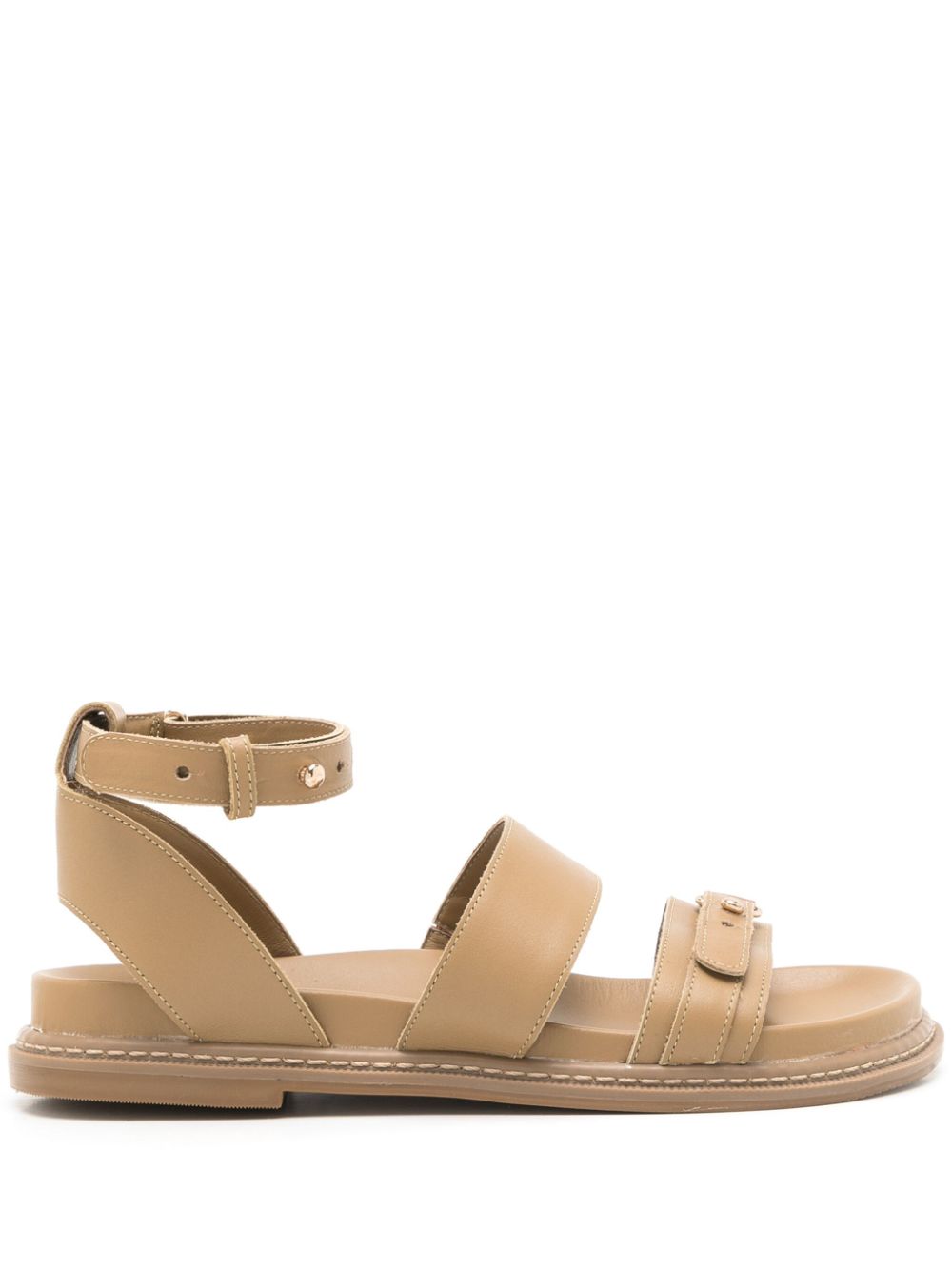 Lenny Niemeyer ankle-strap leather sandals - Neutrals