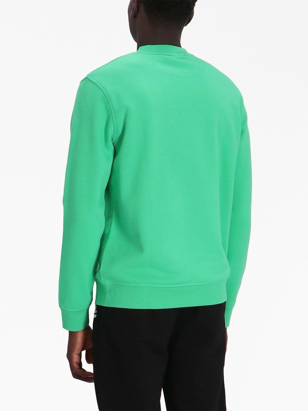 Karl Lagerfeld Sweater met logoprint Groen
