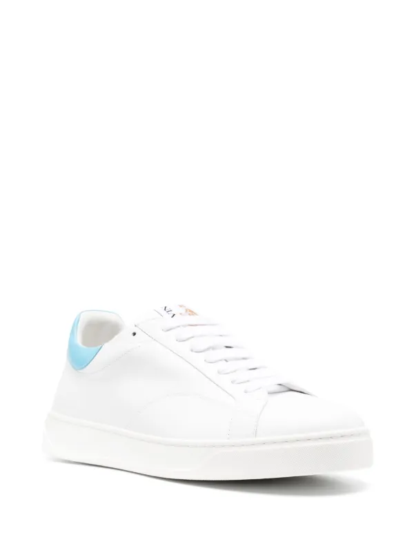 【関税込み】Lanvin ホワイト＆ブラック DDB0 レザースニーカー Lanvin DDB0 レザースニーカー | ホワイト | FARFETCH JP