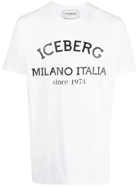 Iceberg logo-print cotton T-shirt