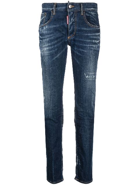 DSQUARED2 24 7 distressed skinny jeans Women