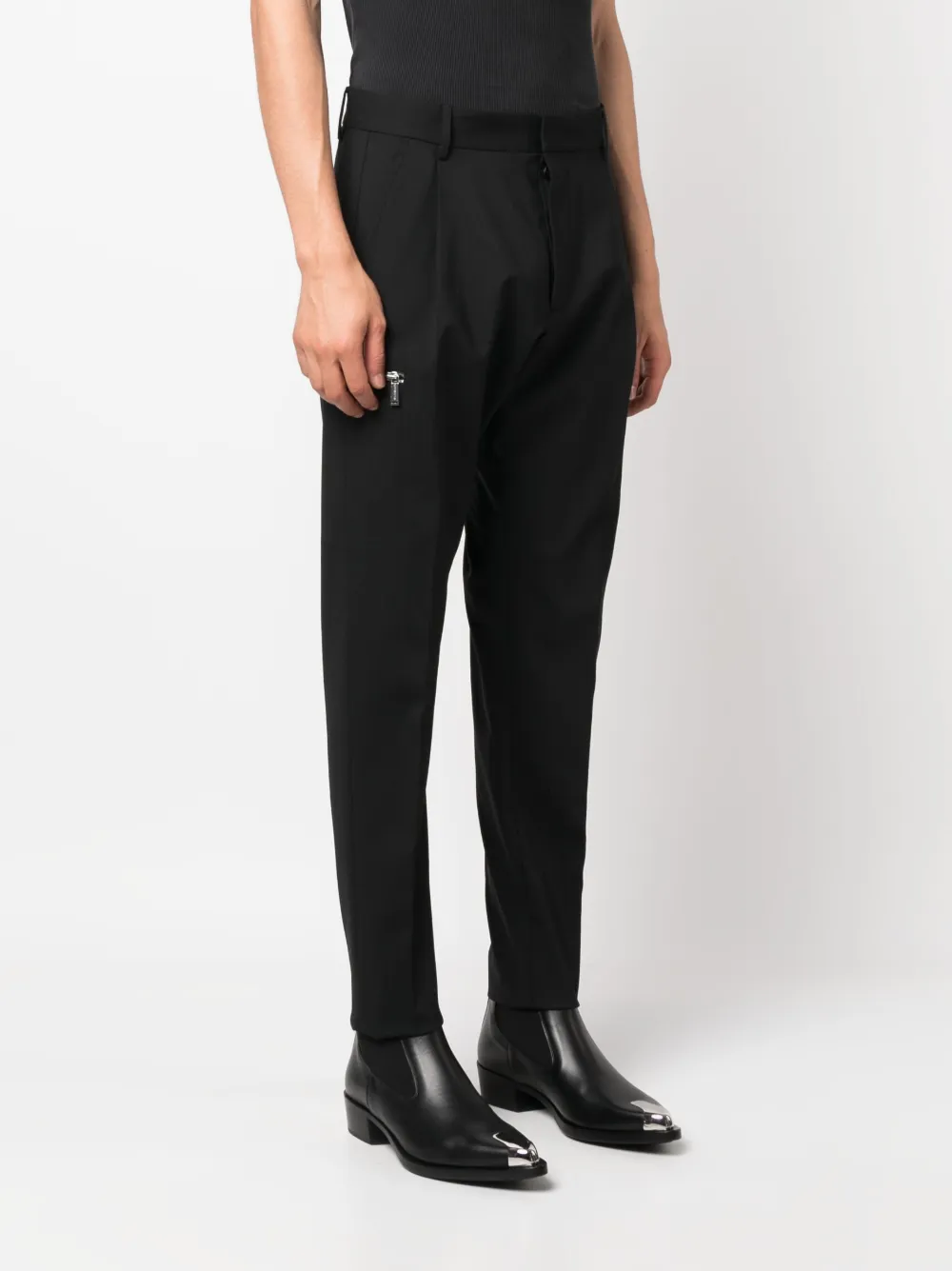 DSQUARED2 zip-pocket Tailored Trousers - Farfetch