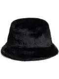 Apparis faux-fur bucket hat - Black