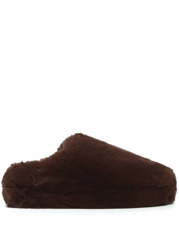 Slippers met bont clearance