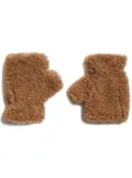 Apparis Ariel faux-fur fingerless gloves - Brown